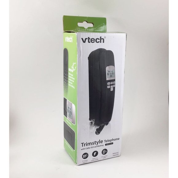 Vtech Trimstyle Telephone CD1113 with Caller ID/Call Waiting Black NIB Landline - Picture 1 of 4
